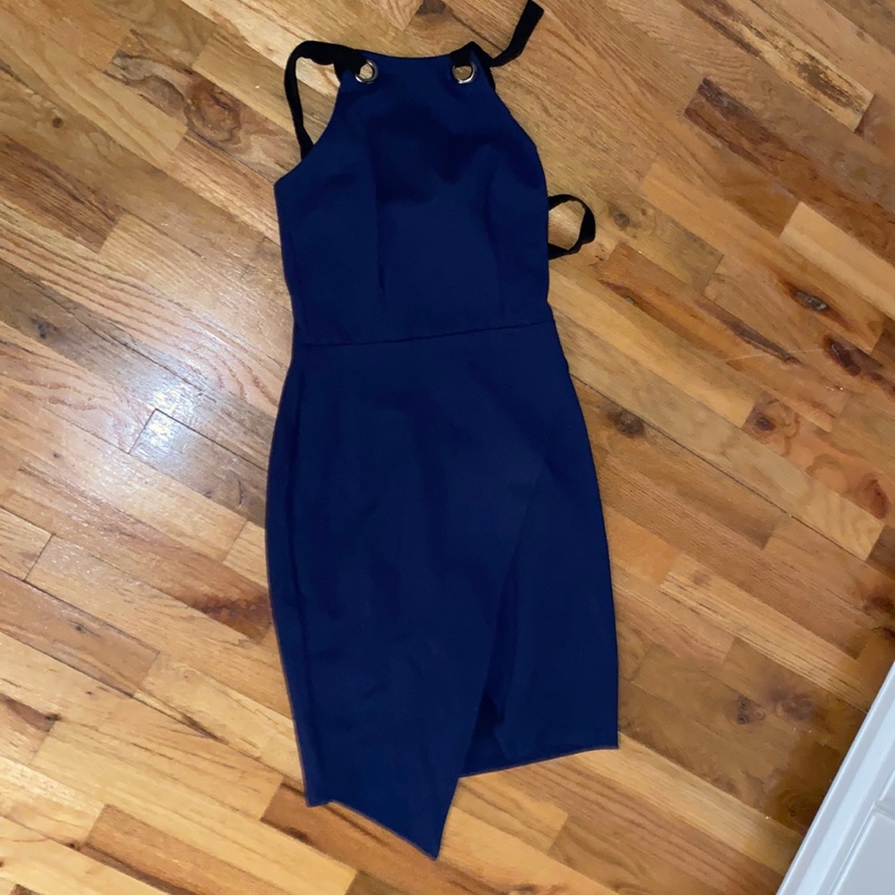 navy blue dress